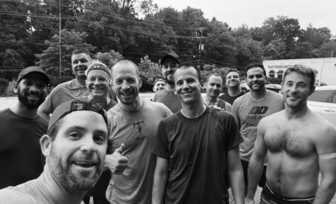 The GRYT crew at the trailhead before a Saturday run